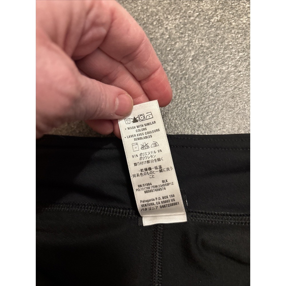 Patagonia Velocity Multi Use Skirt Skort Women's Size L Black - Picture 4 of 16